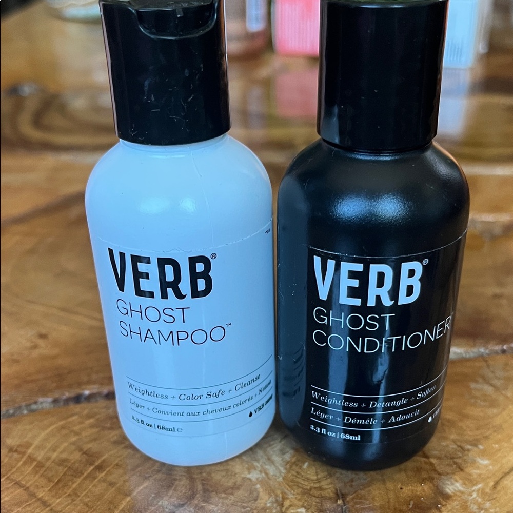 Verb Ghost Shampoo and Conditioner Set - travel size